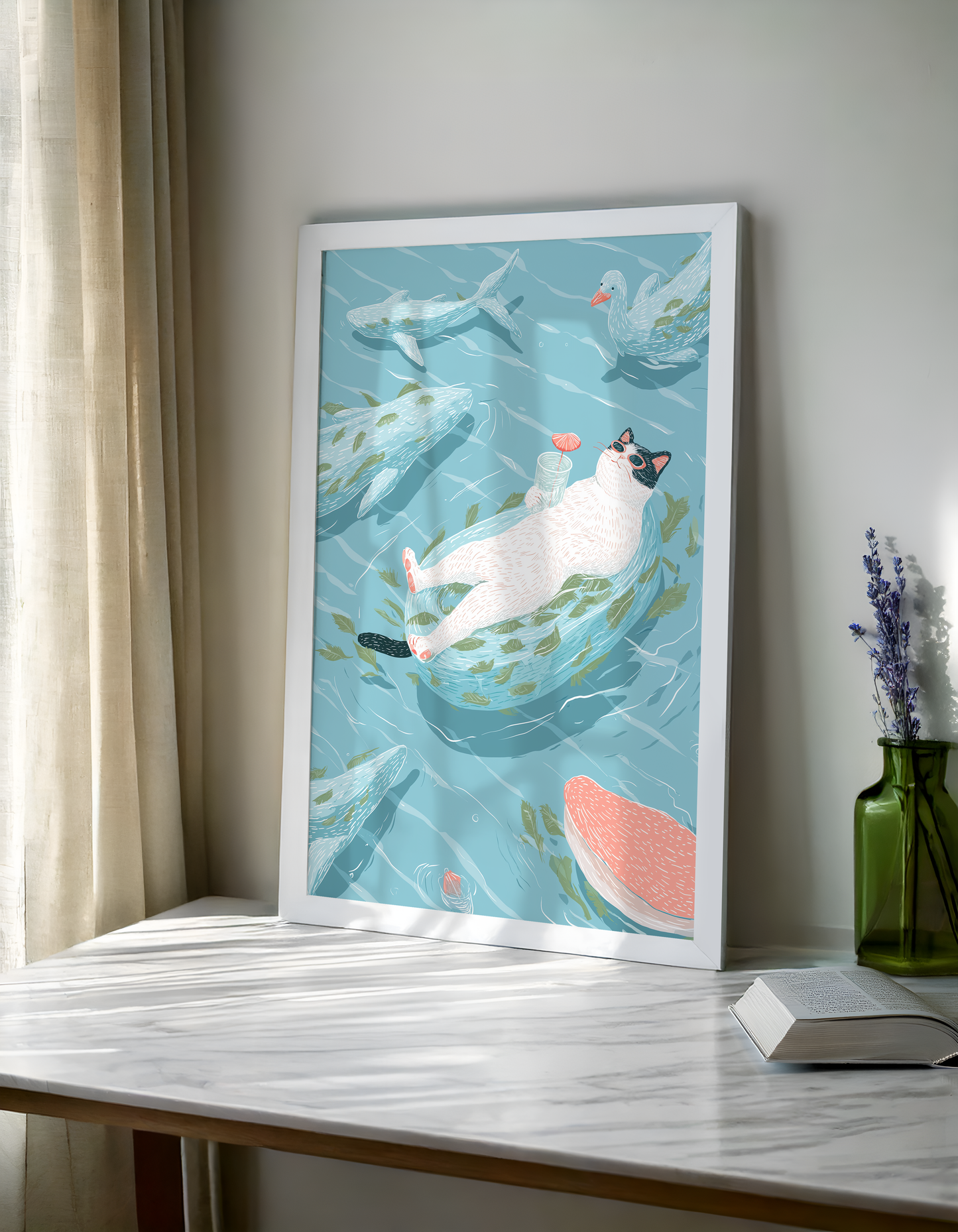 Daydreams floating on water