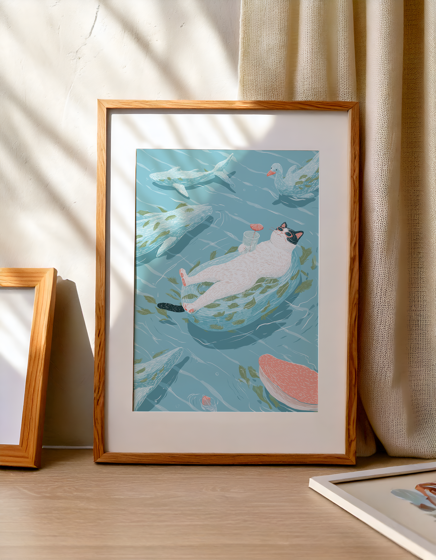 Daydreams floating on water