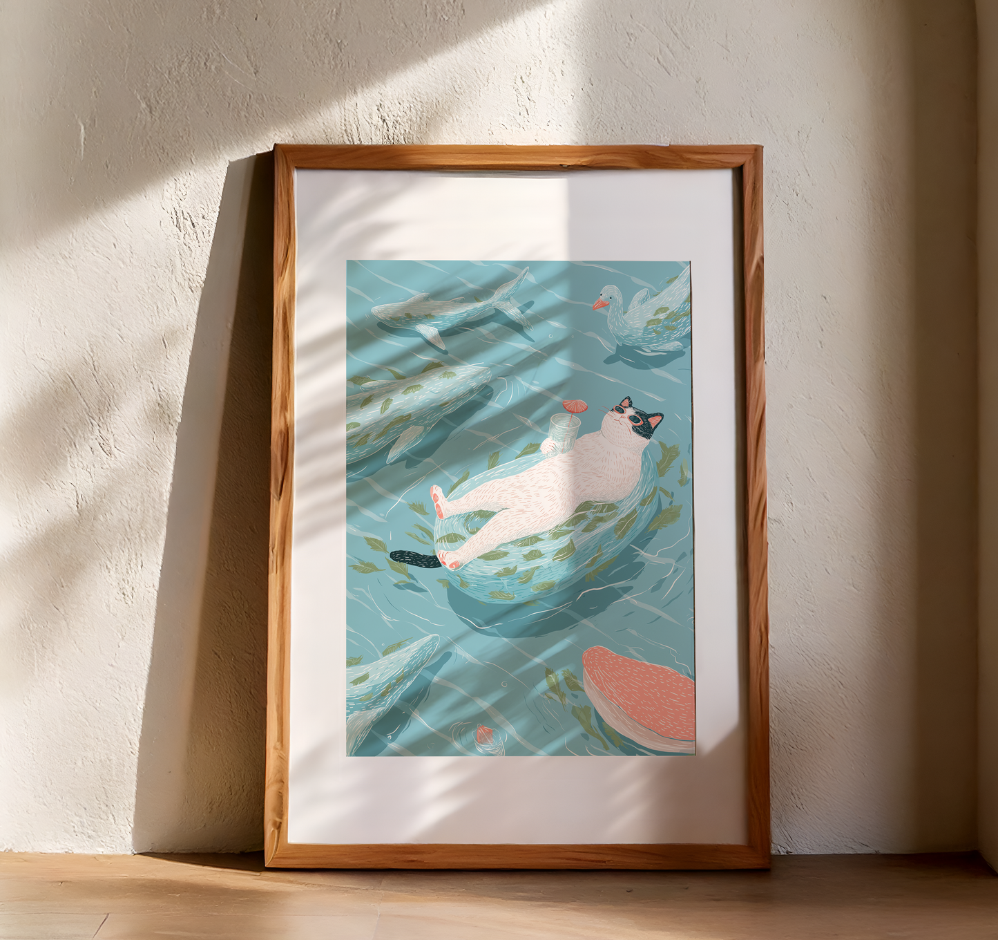 Daydreams floating on water