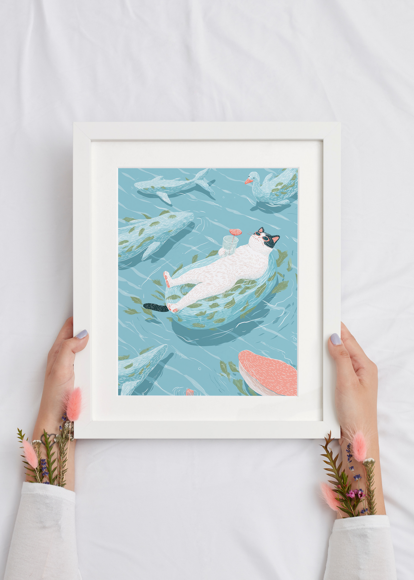 Daydreams floating on water