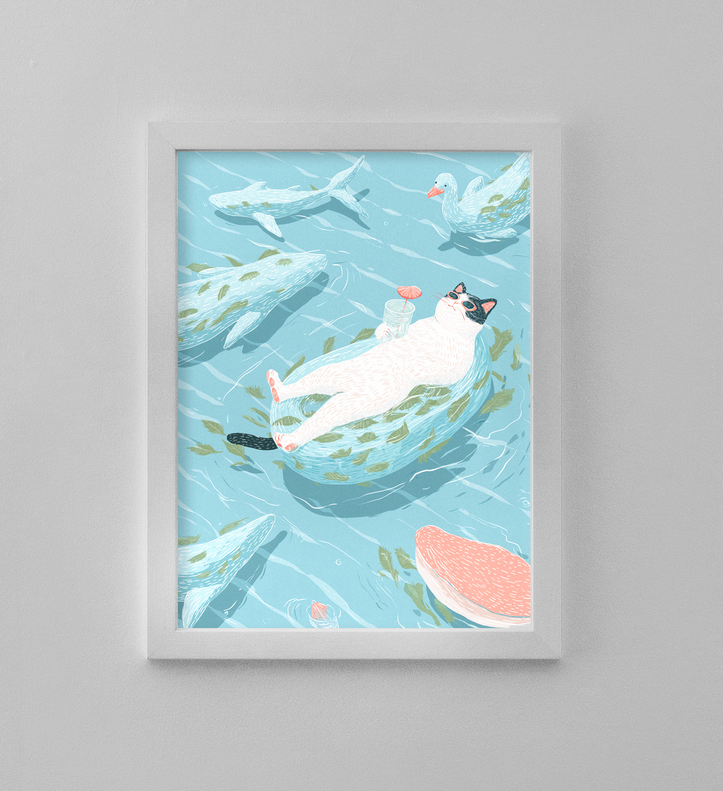Daydreams floating on water