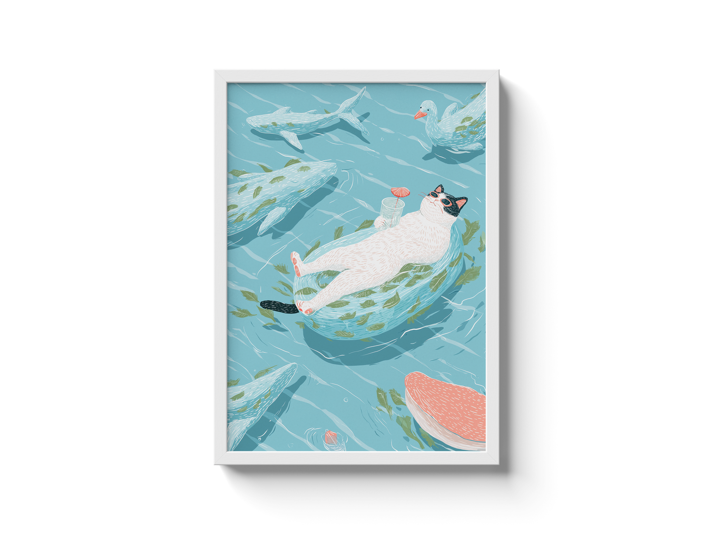 Daydreams floating on water