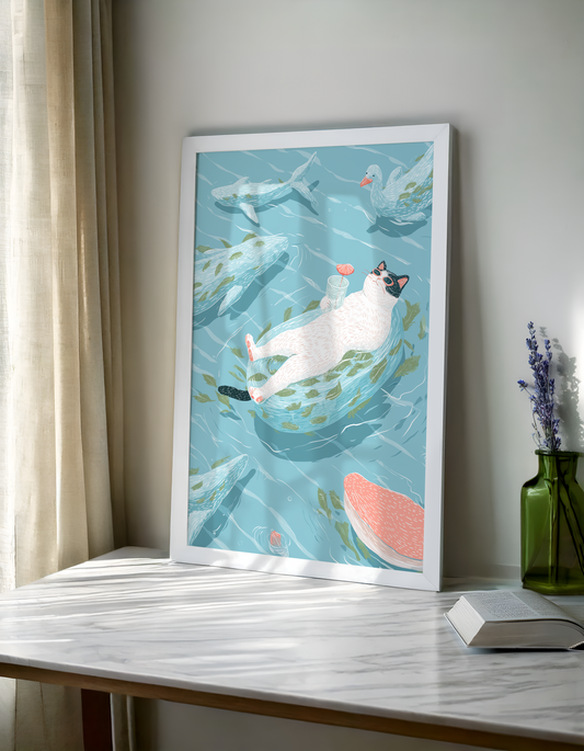 Daydreams floating on water