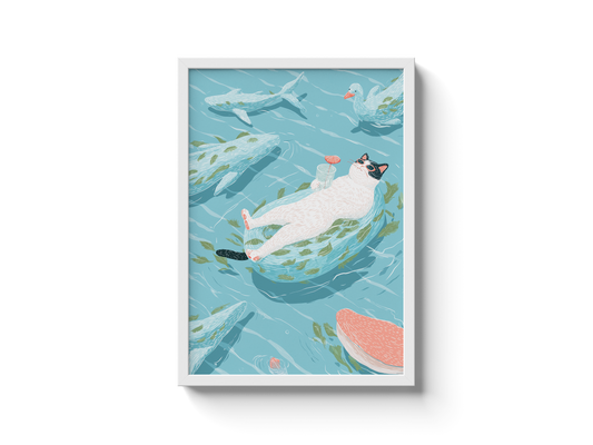 Daydreams floating on water